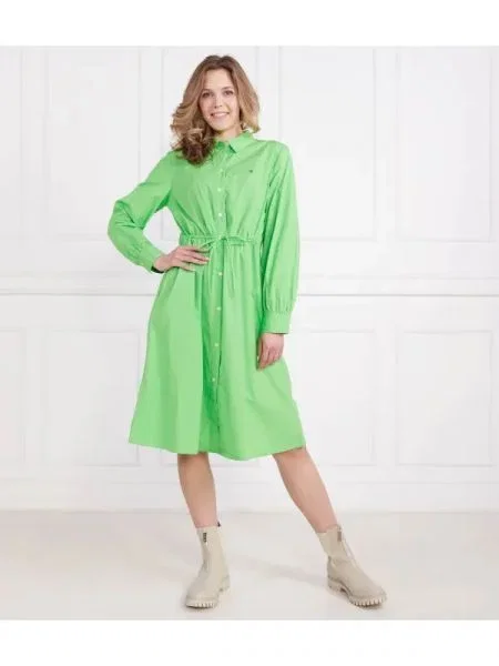 Tommy Hilfiger Rochie KNEE DRESS verde