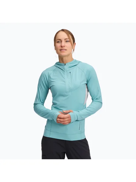 Geacă de trekking pentru femei Black Diamond Alpenglow Pro Hoody glacier negru