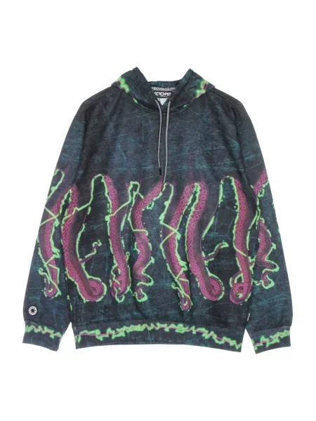 Bluza z kapturem Octopus z kapturem czarna