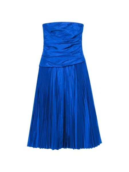 Rochie midi Simkhai fără bretele albastru