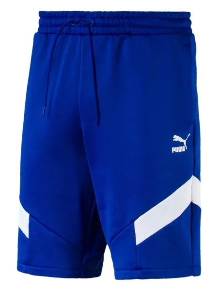 Pantaloni scurți Puma cu dungi albastru