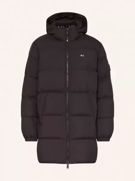Tommy Jeans Péřová Bunda černá