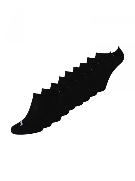 PUMA Șosete negru / murdar alb
