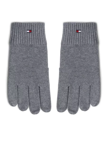 Rokavice Tommy Hilfiger siva
