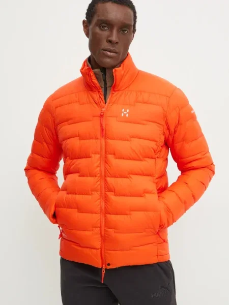 Пухено спортно яке Haglöfs ROC Flash преходен модел оранжево