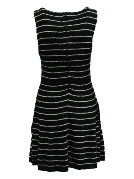 Rochie mini Alice + Olivia cu dungi de costum negru
