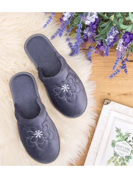 Pantofle Natural Style šedé