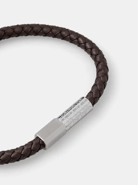Calvin Klein zapestnica usnjena rjava