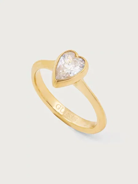 Guess inel pentru femei din oțel inoxidabil CRYSTAL LOVE
