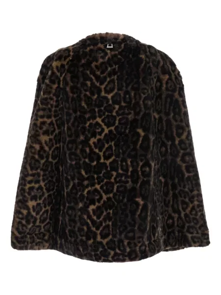 Geacă Apparis cu imagine cu model leopard maro