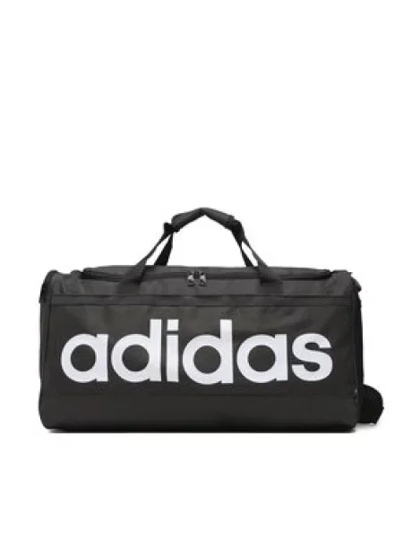 Adidas Sportovní Taška Essentials Linear Medium černá bílá