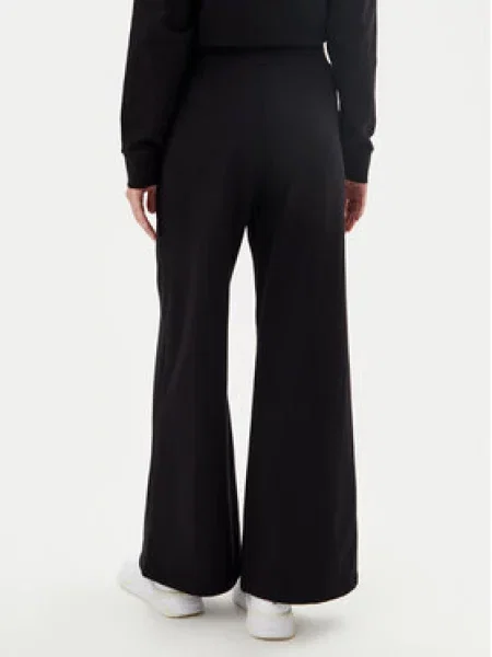 Emporio Armani Sportinės kelnės Wide Leg juoda