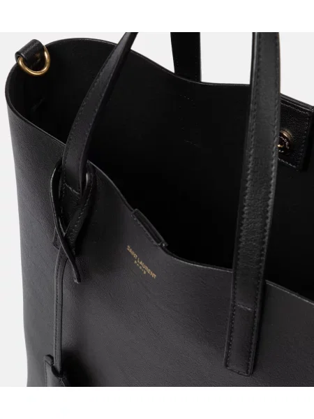 Geantă shopper Saint Laurent din piele negru