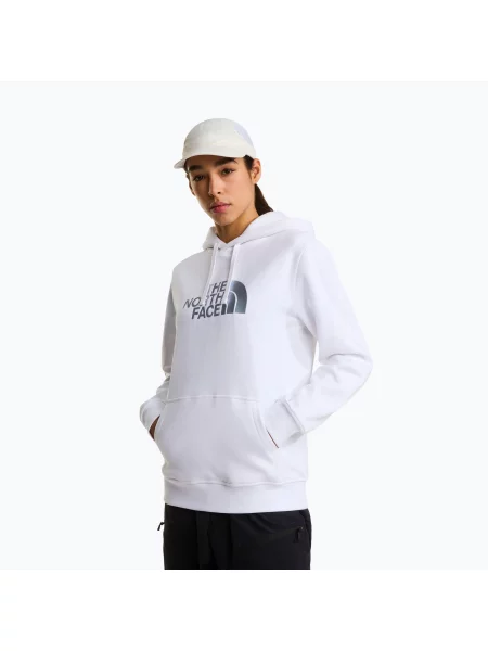 Bluză pentru femei The North Face Drew Peak Pullover Hoodie white/frost grey alb