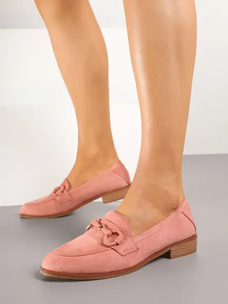 Mocasini Delariona roz