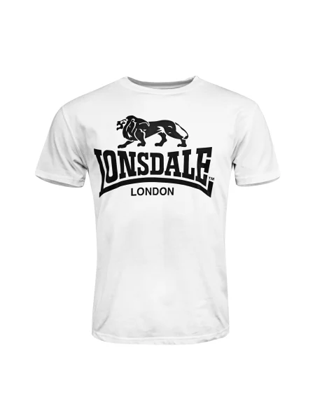 LONSDALE Tricou negru alb