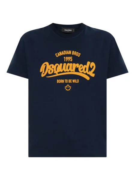 Tricou Dsquared2 cu imagine albastru
