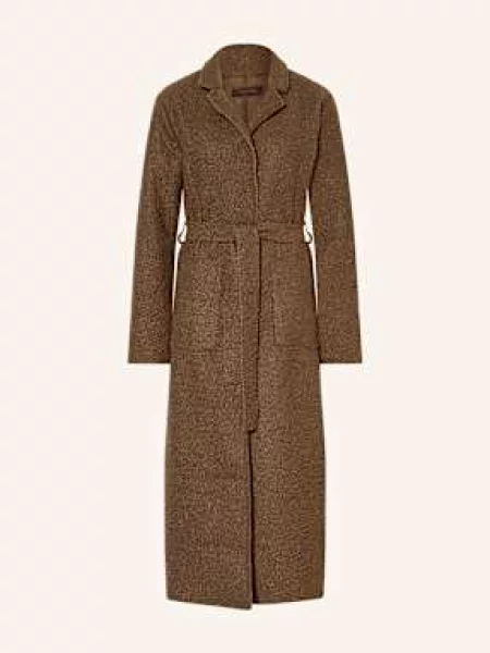 Miss Goodlife Płaszcz Bouclé braun brązowy