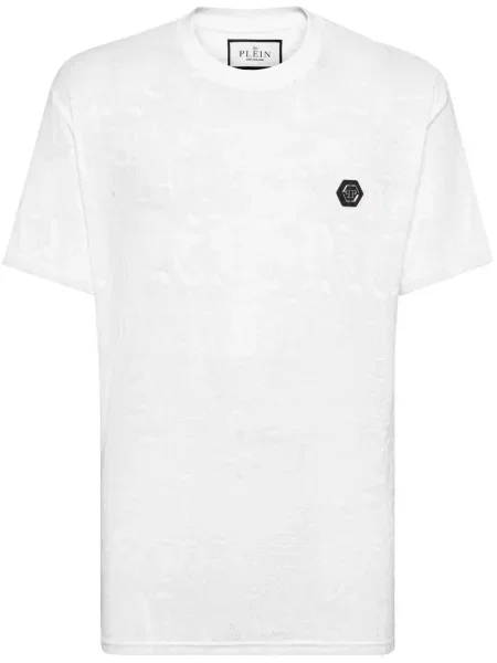 Tricou Philipp Plein alb