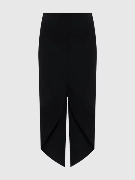 Спідниця асиметричного крою Del Core чорна