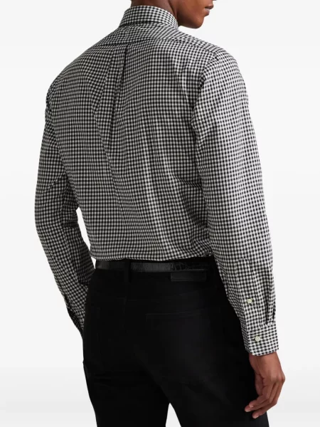 Μικρός κασκέτο Polo Ralph Lauren με χαμηλή μέση υφαίνω διαγωνίως πράσινο