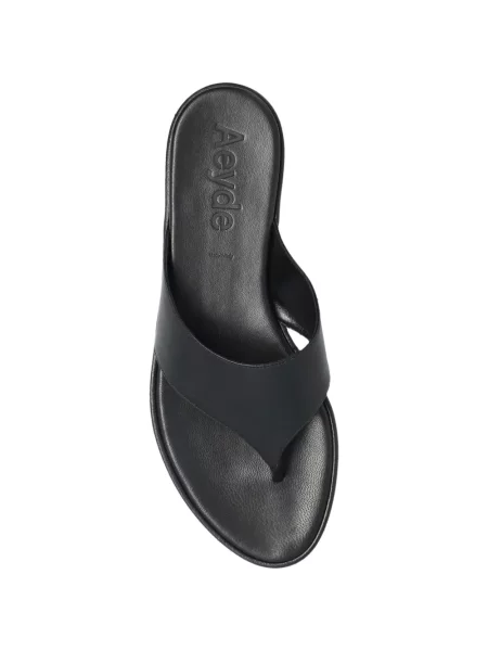 Papuci tip mules Aeyde negru
