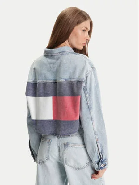 Tommy Jeans Jeans jakna modra