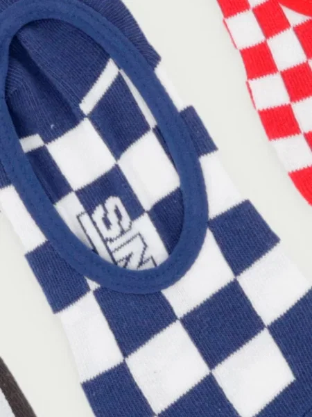 Vans členkové ponožky dámske s bavlnou červená