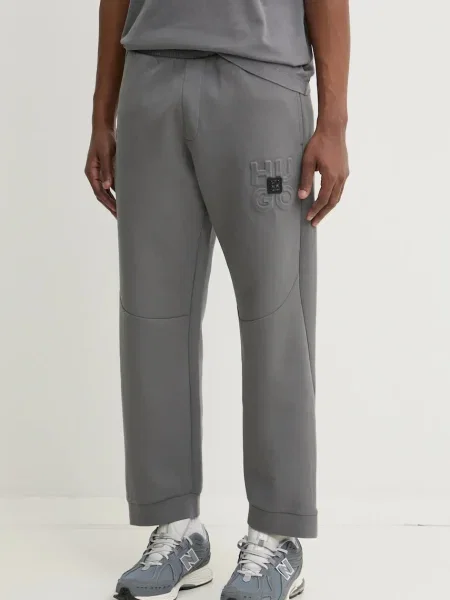 HUGO spodnie dresowe szare