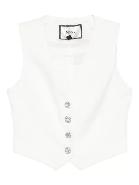 Vestă Nissa de cristal alb