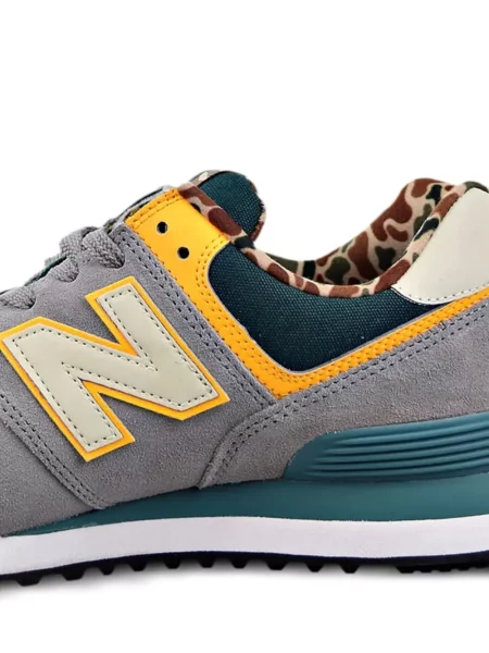 Sneakerși New Balance 574 portocaliu