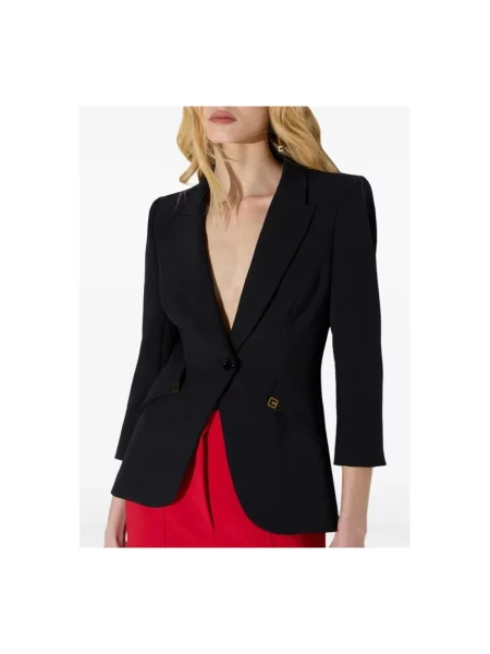Geacă Elisabetta Franchi negru