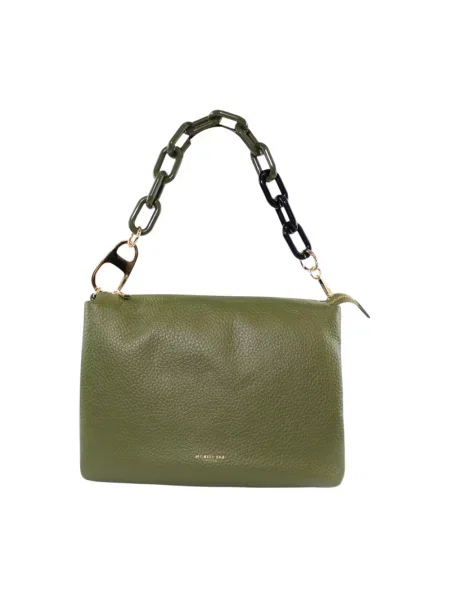 Torebka My Best Bags skórzana zielona