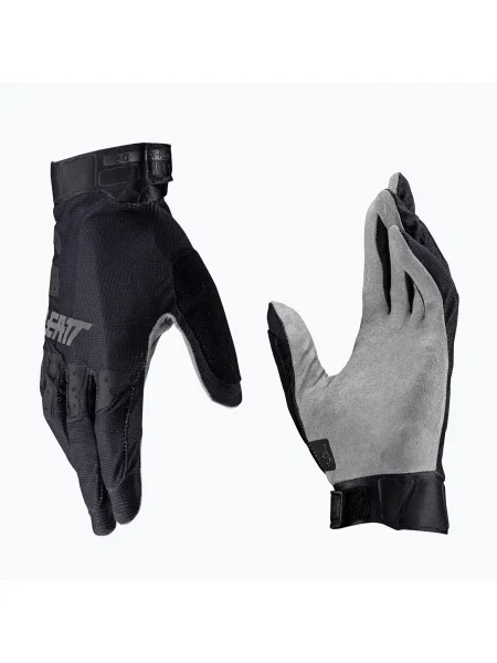 Мъжки велосипедни ръкавици Leatt MTB X-Flow stealth черно