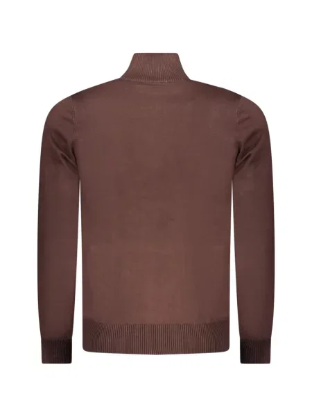 Pulover Coveri Moving cu broderie maro