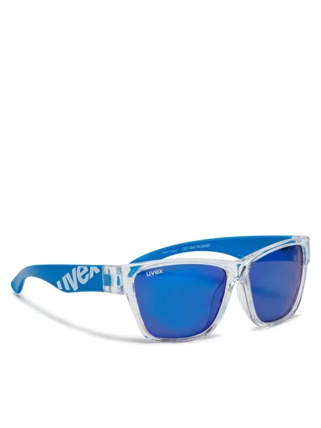 Uvex Okulary przeciwsłoneczne dziecięce Sportstyle niebieski