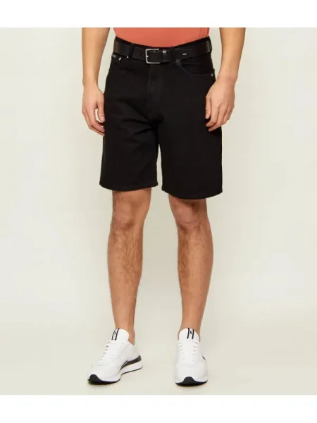 Calvin Klein Jeans De blugi pantaloni scurți negru