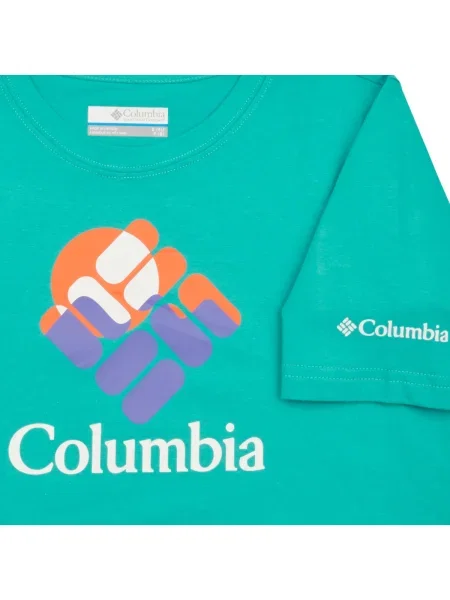 Cămașă cu mânecă scurtă copii Columbia albastru