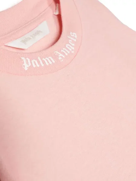 Koszulka dziecięca Palm Angels różowa