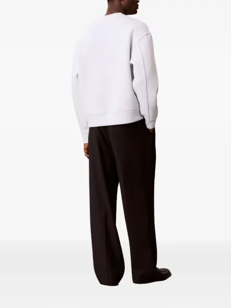 Hanorac Calvin Klein cu autograf alb