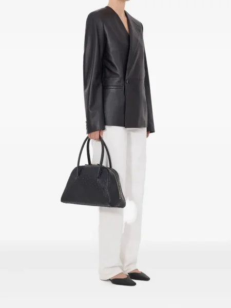 Geanta de piele Loulou De Saison negru