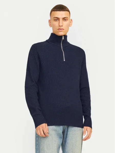 Jack&Jones Pulover Perfect Bleumarin albastru