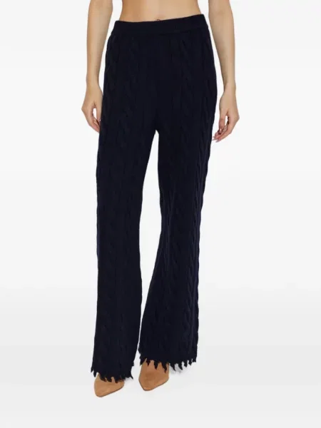 Pantaloni Akep de lână albastru