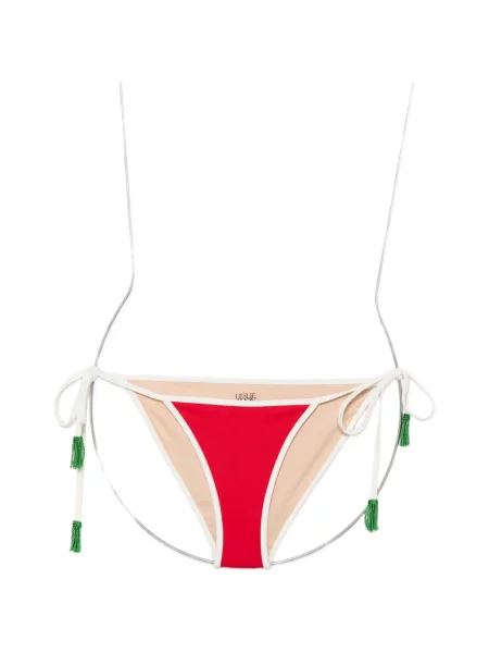 Bikini Leslie Amon cu mărgele roșu