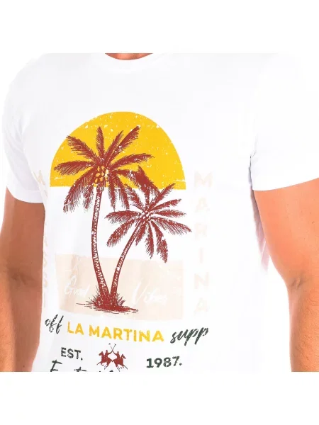 Tricou La Martina alb