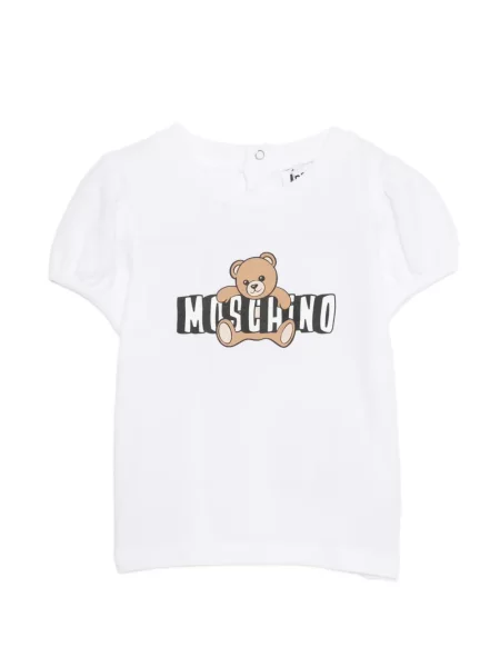 Koszulka dziecięca Moschino biała