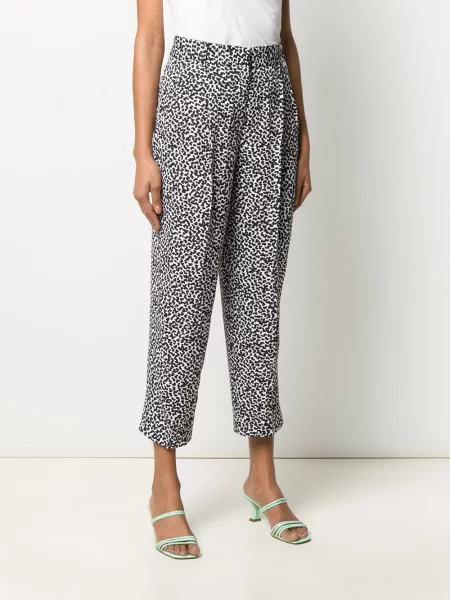 Pantaloni Michael Michael Kors cu imagine cu model leopard negru