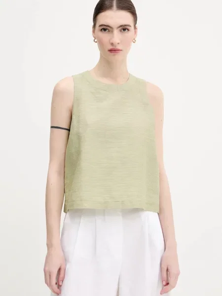 United Colors of Benetton Bluza s dodatkom lana zelena