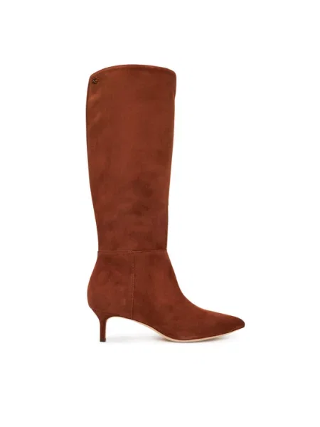 Kozaki LAUREN RALPH LAUREN brązowe