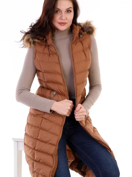 Kamizelka Dewberry brązowa